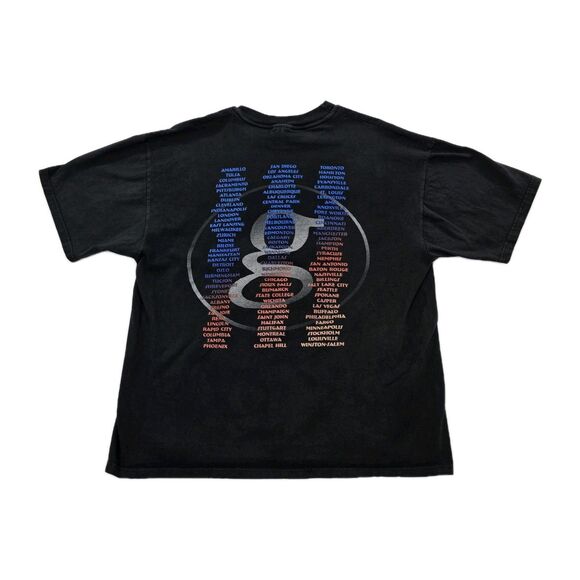 Vtg 1998 Garth Brooks Shirt Mens XL Blue Rose Graphic Concert Tour Country Music - Picture 2 of 13